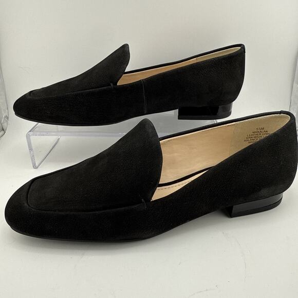 Nine West Women's Xalan Black Suede Loafer Flat‎ 5.5 M NWB - Picture 2 of 8
